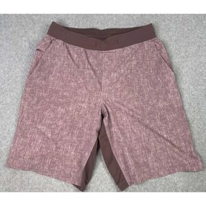 Lululemon Shorts T.H.E. 9" Men's Size M Linerless Training Gym Heather‎ Red